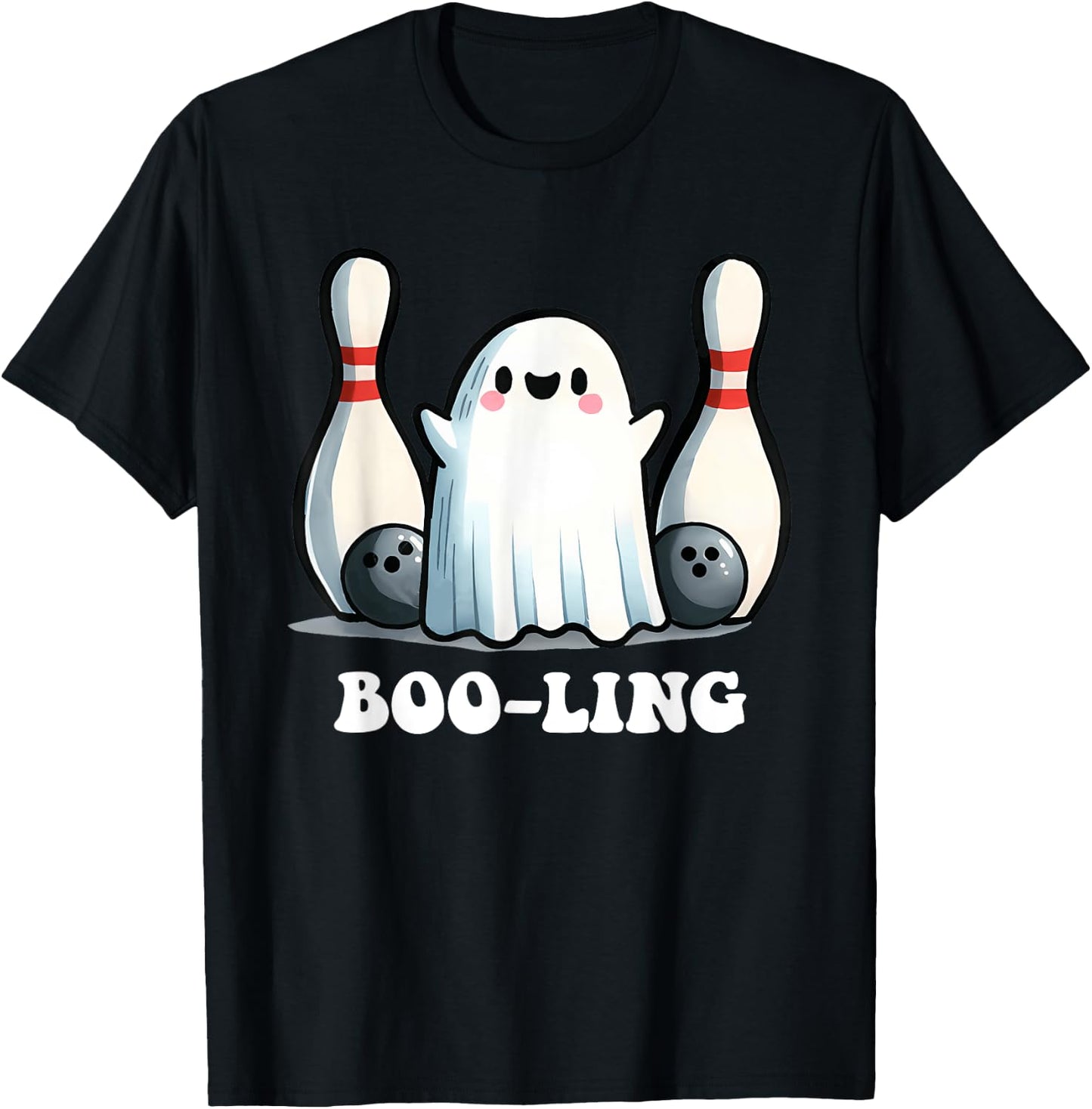 Boo-Ling Funny Boo Appael T-Shirt - T-Shirt | Black