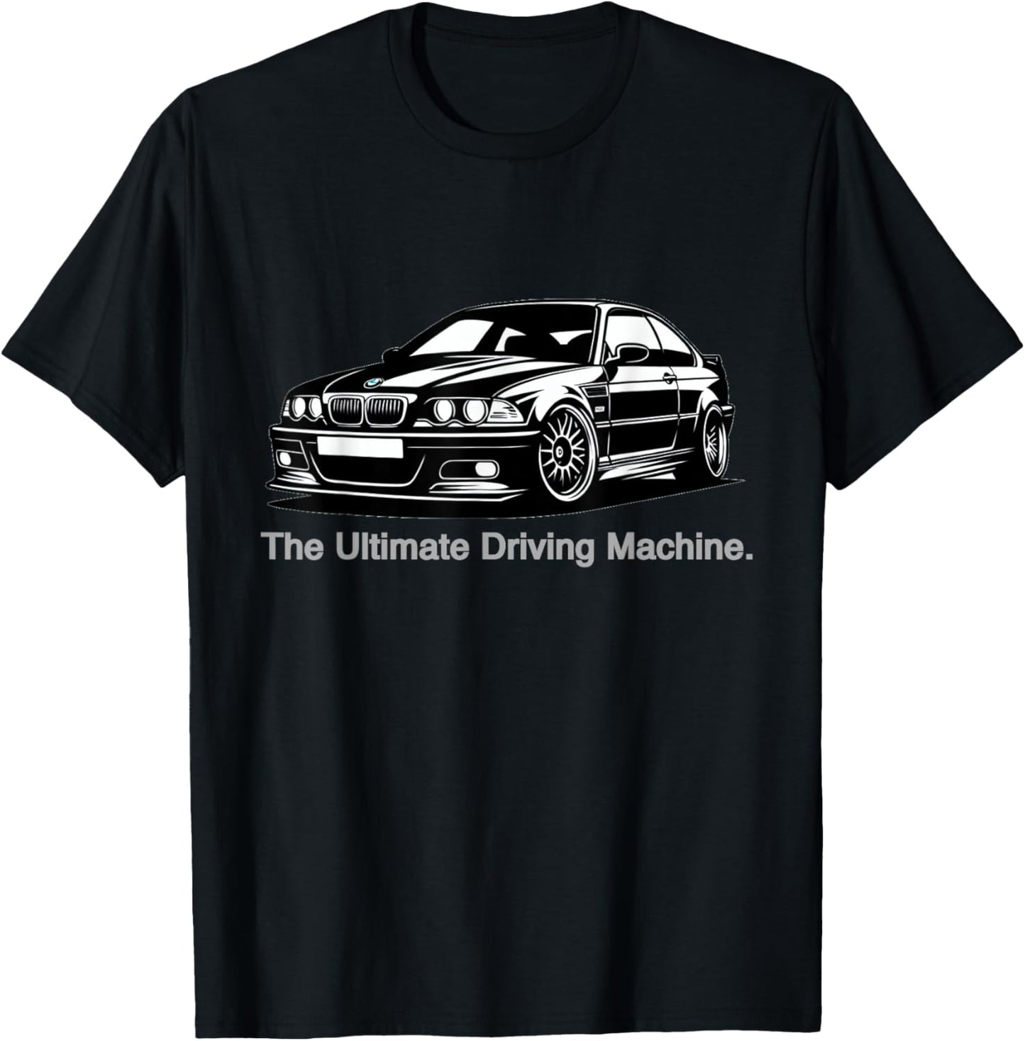 Ultimate Driving Machine Vintage Euro E46 3 Series T-Shirt - T-Shirt | Black