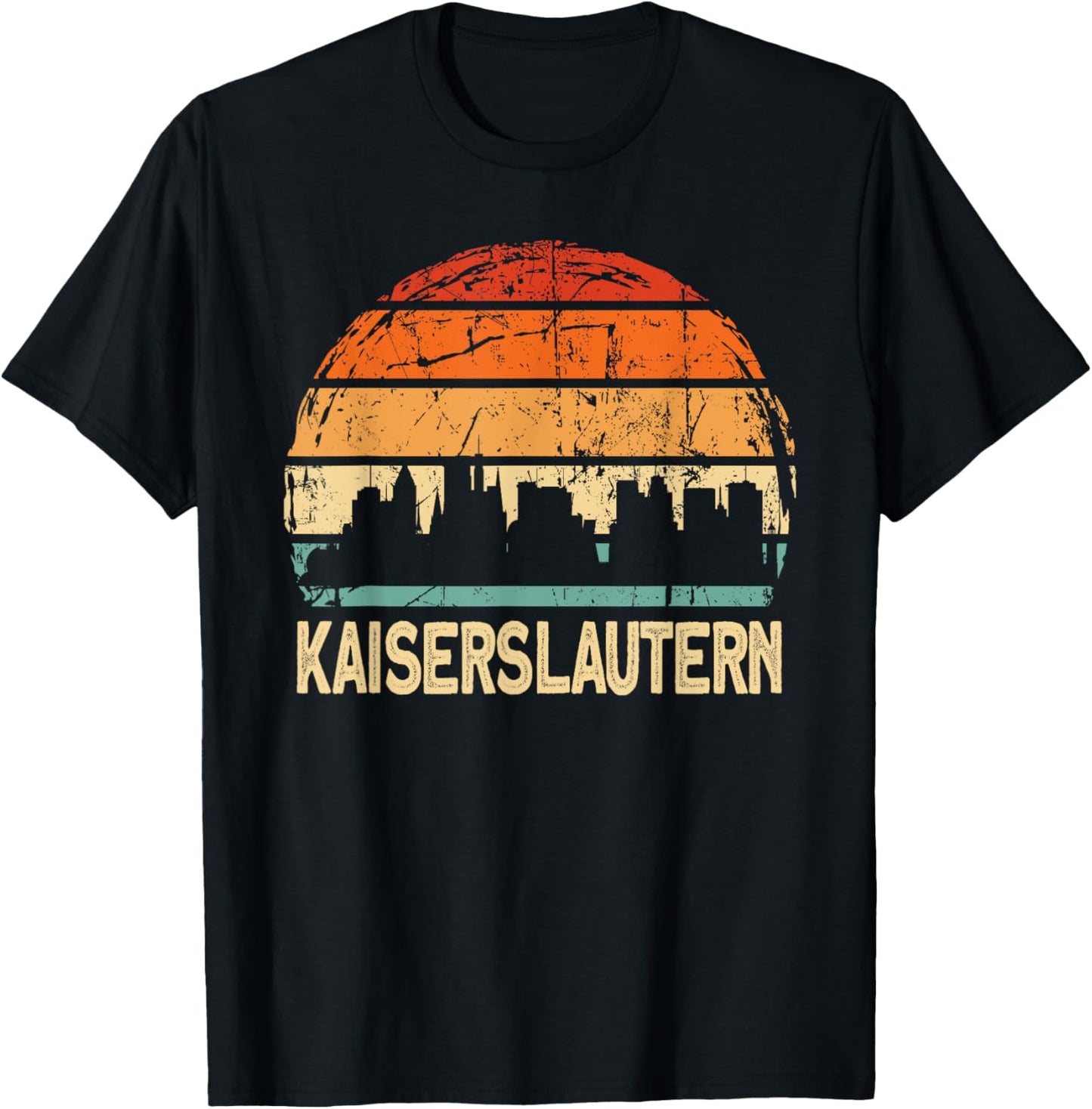Kaiserslautern Skyline T-Shirt - T-Shirt | Black