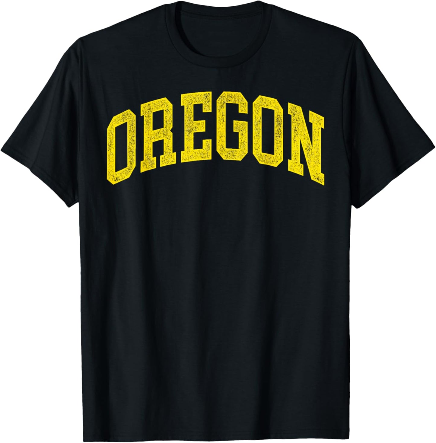 Vintage Oregon Men Oregon Women Green Design Men Women Kids T-Shirt - T-Shirt | Black