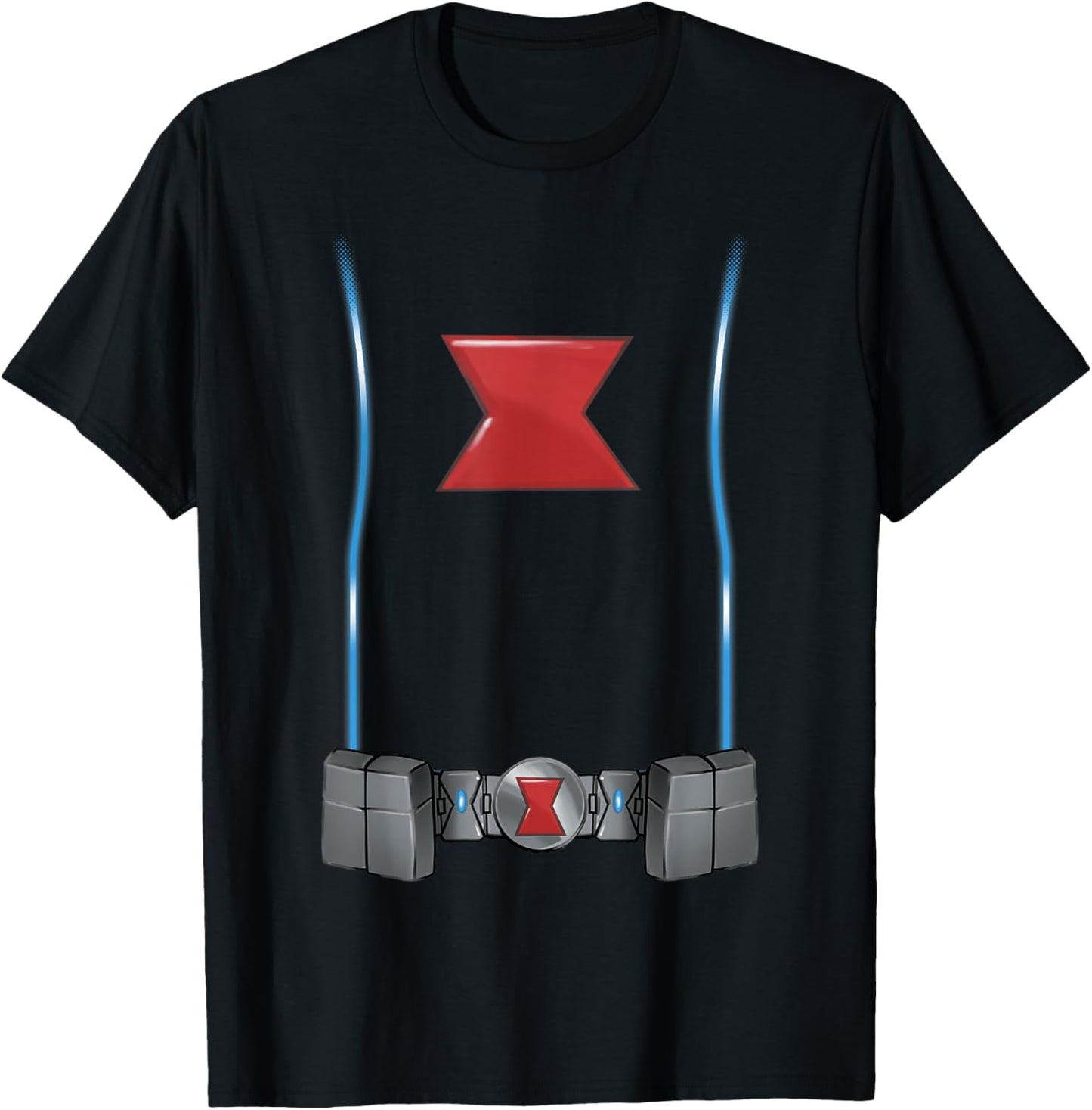 Marvel Comics Avengers Halloween Black Widow Spy Costume T-Shirt - T-Shirt | Black