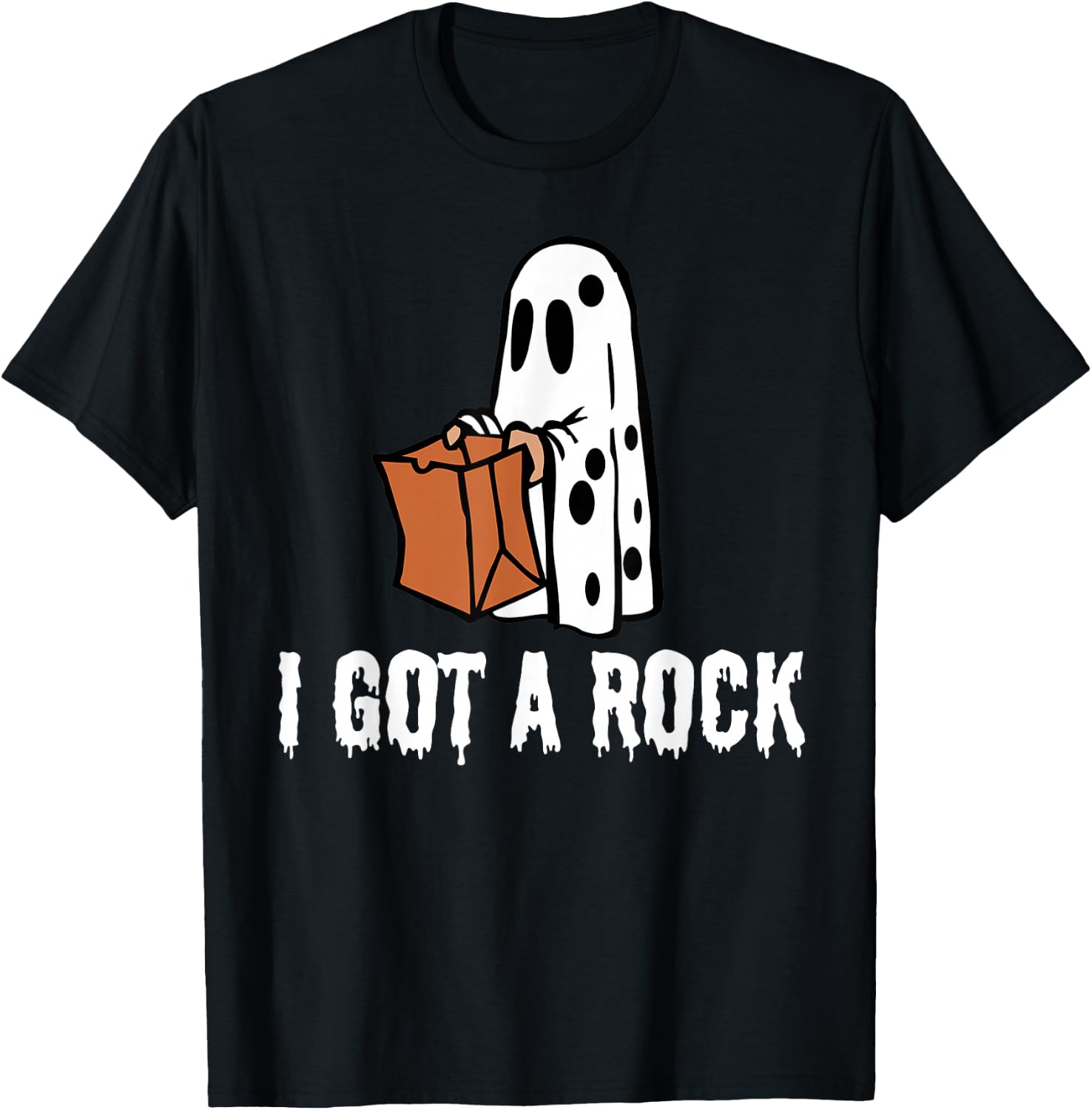 I Got A Rock Halloween T-Shirt - T-Shirt | Black