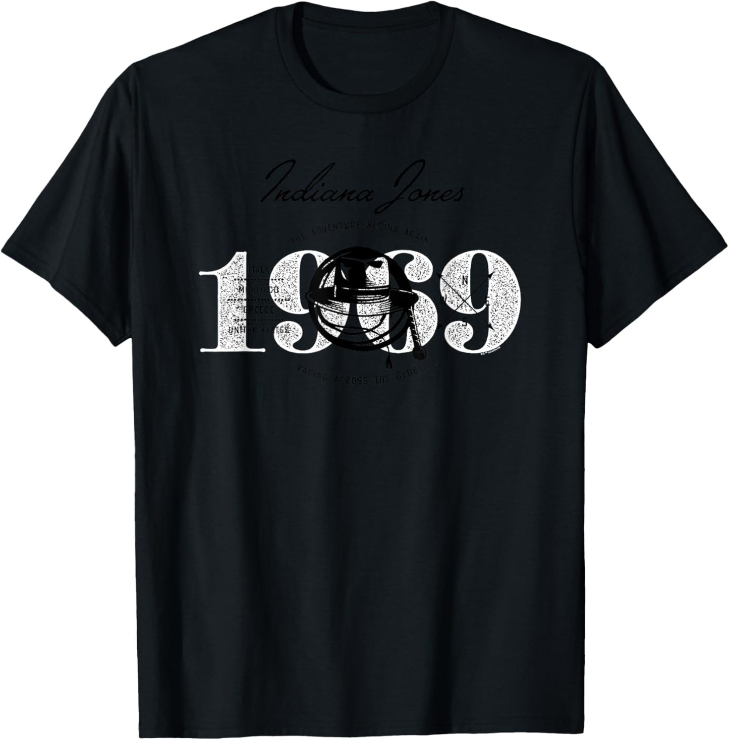Lucasfilm Indiana Jones and the Dial of Destiny 1969 Begins T-Shirt - T-Shirt | Black