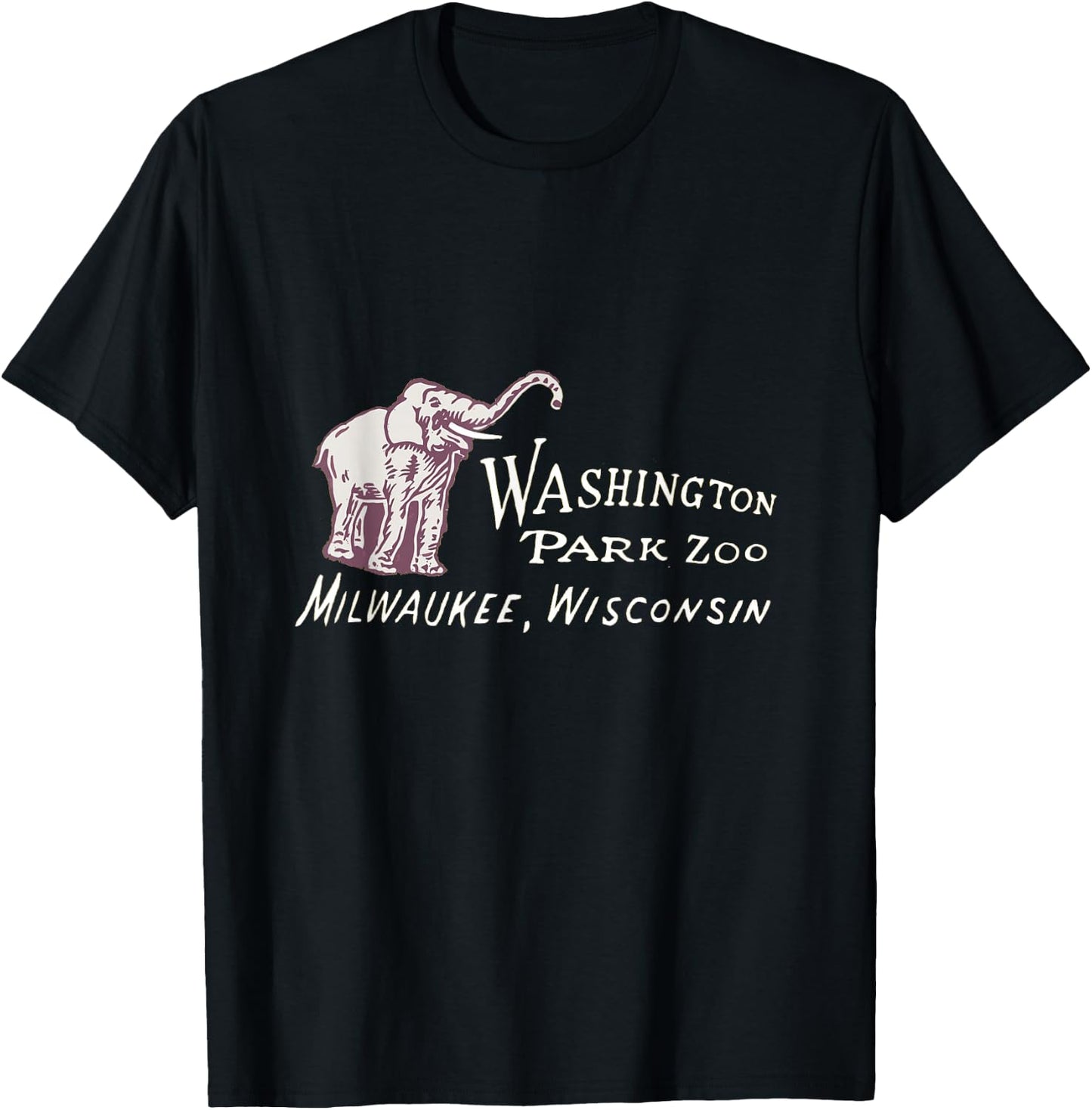 Washington Park Zoo Milwaukee design T-Shirt - T-Shirt | Black