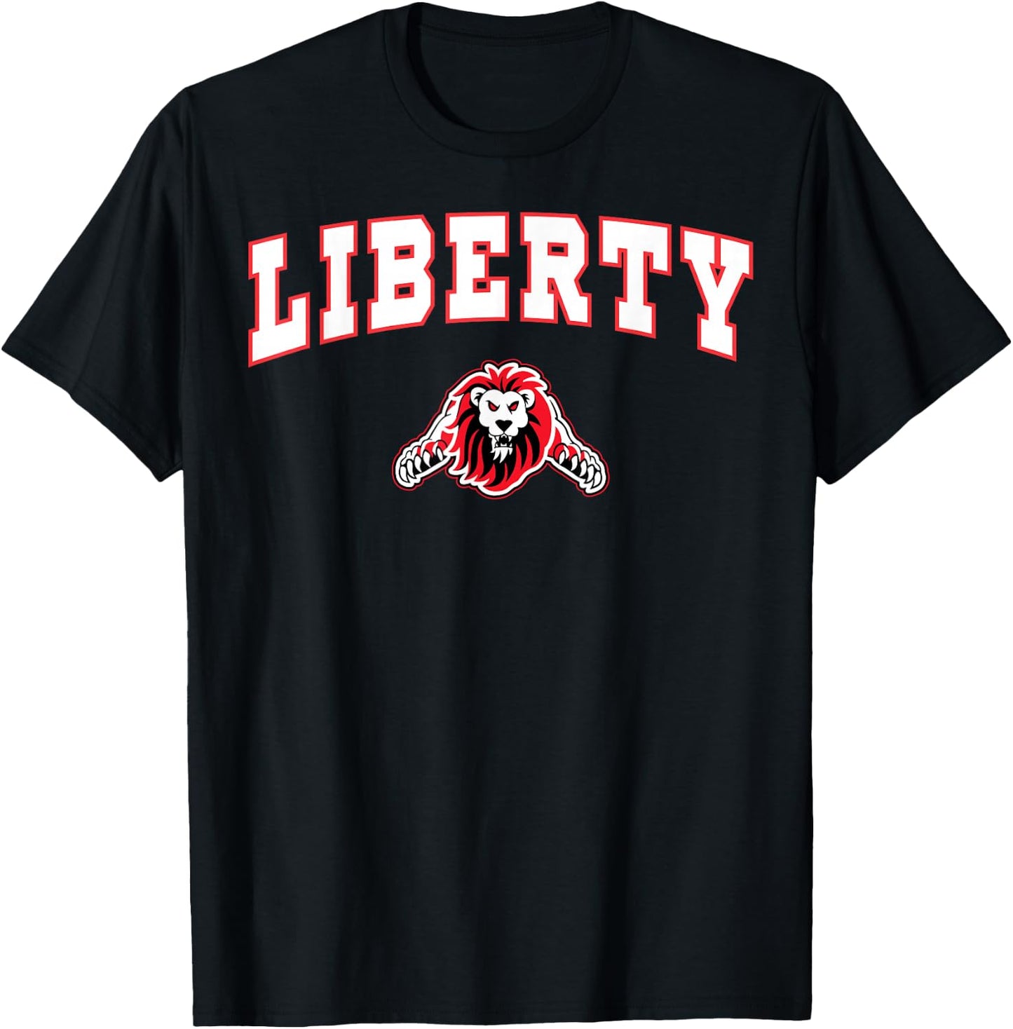 Liberty High School Lions C2 T-Shirt - T-Shirt | Black