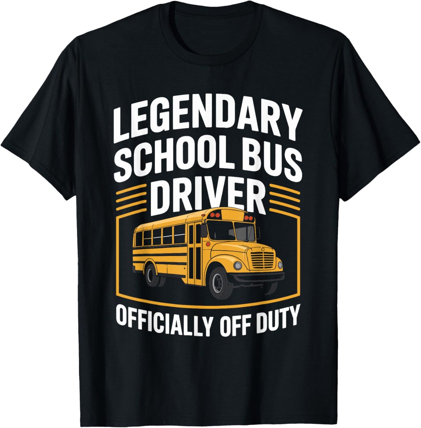 School Bus Driver Retirement Off Duty Women T-Shirt - T-Shirt | Black