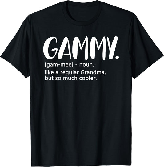 Gammy Shirts Mother's Day idea for Grandma Gammy T-Shirt - T-Shirt | Black