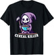 Kawaii Grim Reaper - Cereal Killer T-Shirt - T-Shirt | Black