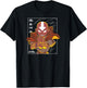 Avatar The Last Airbender - Aang Avatar State T-Shirt - T-Shirt | Black