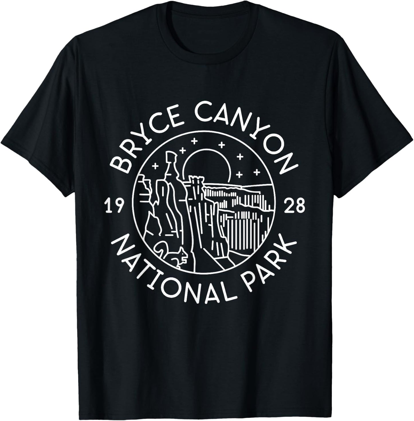 Bryce Canyon National Park 1928 Utah T-Shirt - T-Shirt | Black