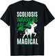 Scoliosis Warriors Are Magical Scoliosis Scoliometer T-Shirt - T-Shirt | Black