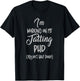 Tatting crafting Hobby Working on my Phd Funny T-Shirt - T-Shirt | Black