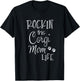 Rockin This Life Corgi Mom graphic Corgi Dog Owner Gifts T-Shirt - T-Shirt | Black