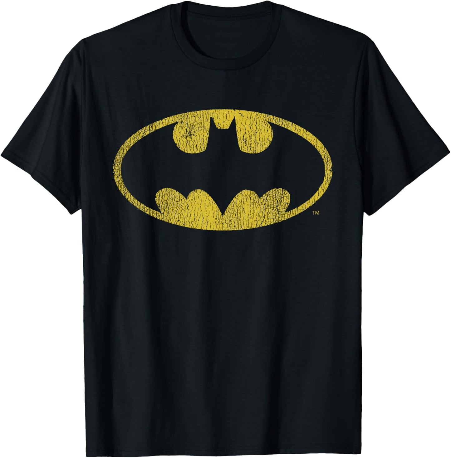 Kids DC Comics Batman Distressed Classic Logo T-Shirt - T-Shirt | Black
