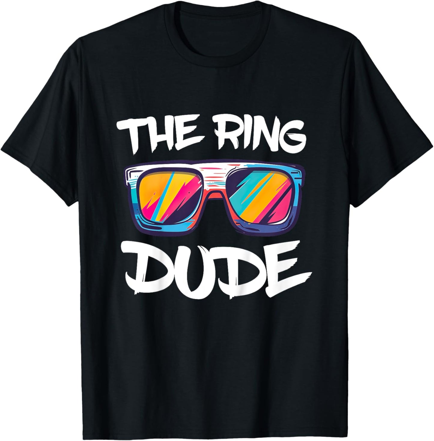 Kids The Ring Dude Shirt Kids Little Boys Ring Bearer T-Shirt - T-Shirt | Black