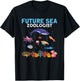 Future Sea Zoologist Ocean Student Marine Biologist T-Shirt - T-Shirt | Black