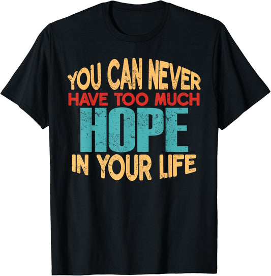 Funny Hope Personalized First Name Joke Item T-Shirt - T-Shirt | Black