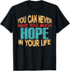 Funny Hope Personalized First Name Joke Item T-Shirt - T-Shirt | Black