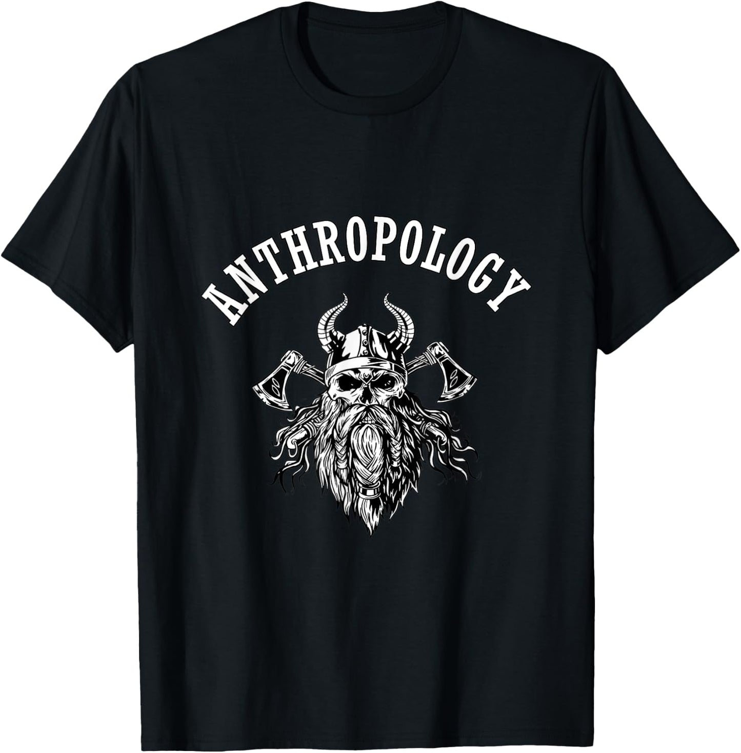 Funny Anthropology Shirt Skeleton Anthropologist Ax cleaver T-Shirt - T-Shirt | Black