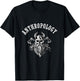 Funny Anthropology Shirt Skeleton Anthropologist Ax cleaver T-Shirt - T-Shirt | Black