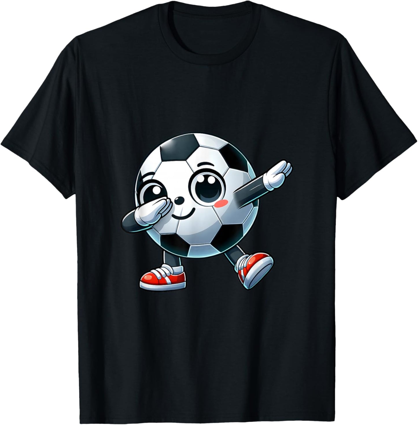 Dabbing Soccer Player Lover Cute Toddler Kids Boys Dab Dance T-Shirt - T-Shirt | Black