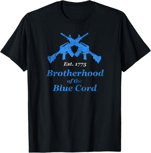 Brotherhood Of The Blue Cord U.S. Army Infantry Grunt 11-B T-Shirt - T-Shirt | Black