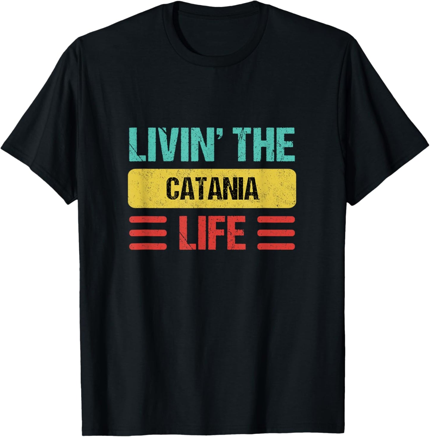 Catania Italy T-Shirt - T-Shirt | Black
