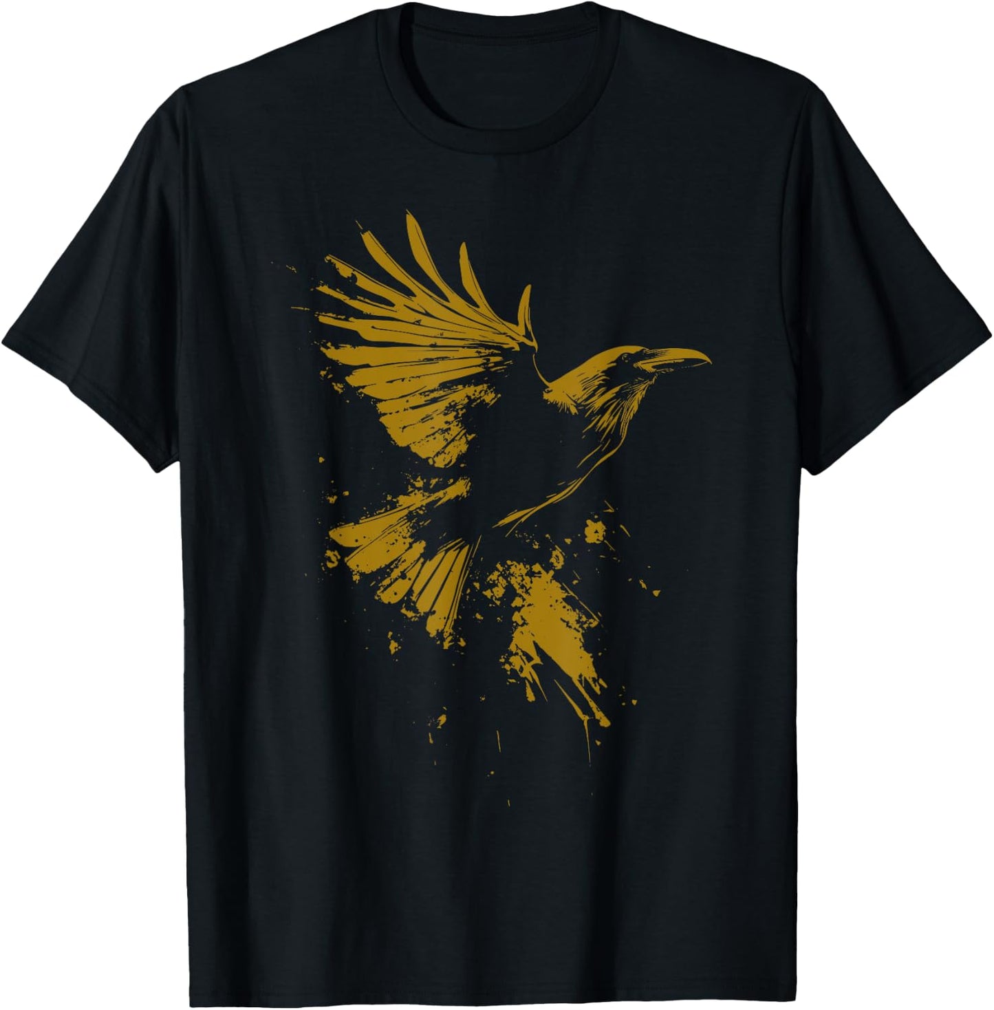 Raven Crow T-Shirt - T-Shirt | Black