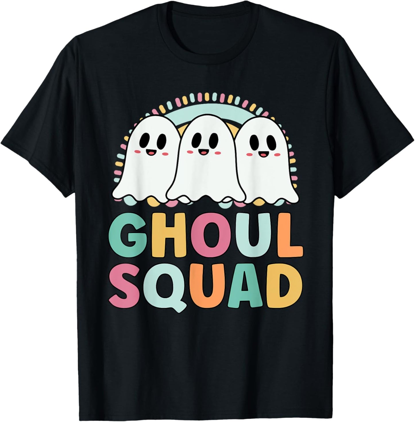 Ghoul Squad Funny Matching For Girls Halloween T-Shirt - T-Shirt | Black