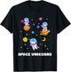 Space Unicorns Astronaut Funny Astronomy Lovers T-Shirt - T-Shirt | Black