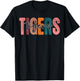 Tigers School Sports Fan Team Spirit T-Shirt - T-Shirt | Black