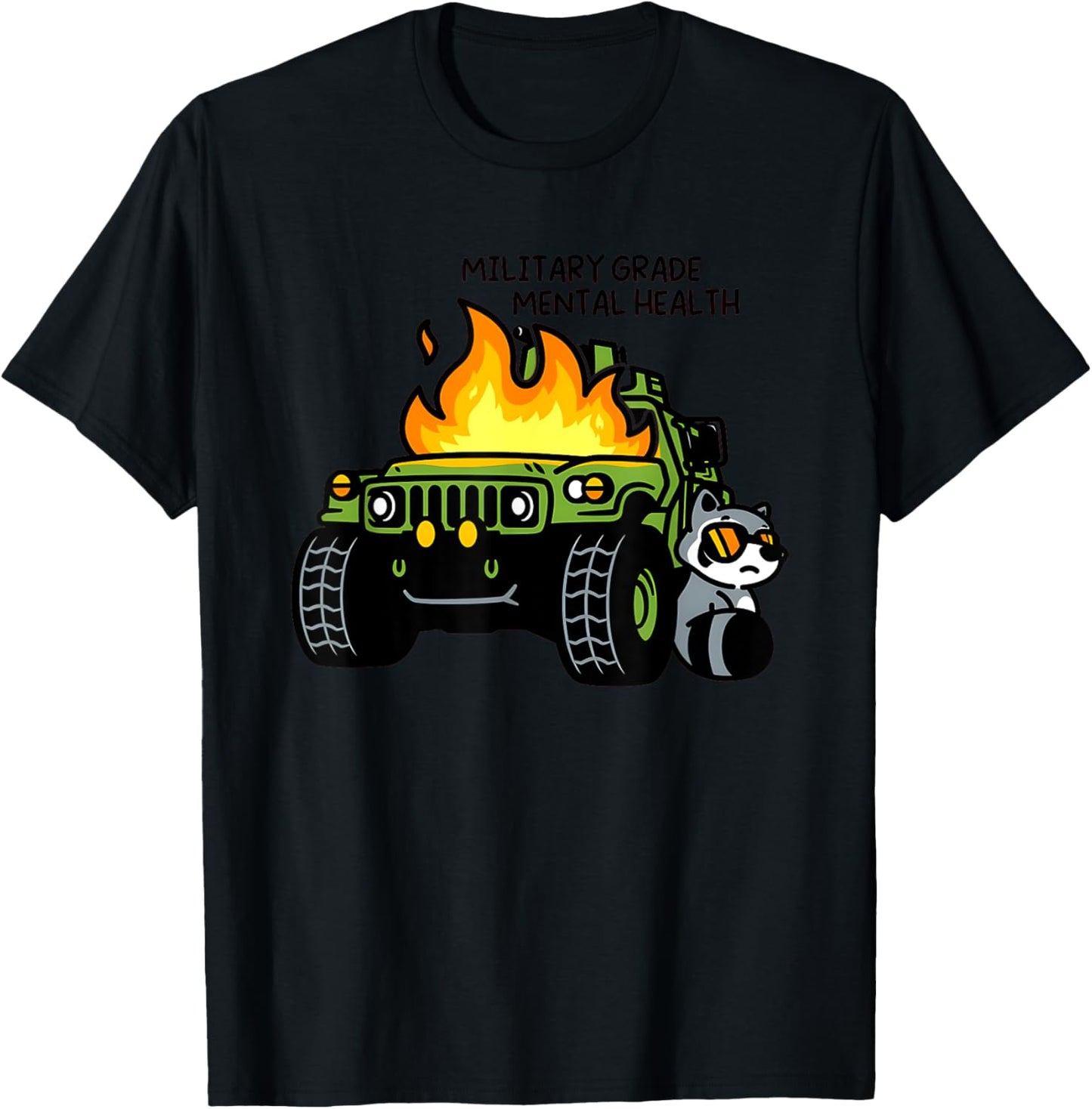 Military Grade Mental Health T-Shirt - T-Shirt | Black
