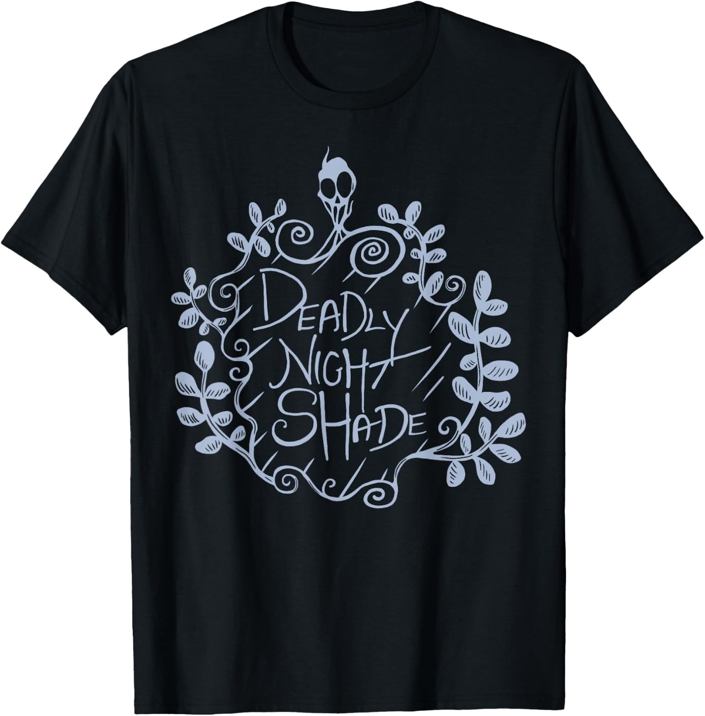 Disney The Nightmare Before Christmas Deadly Night Shade T-Shirt - T-Shirt | Black