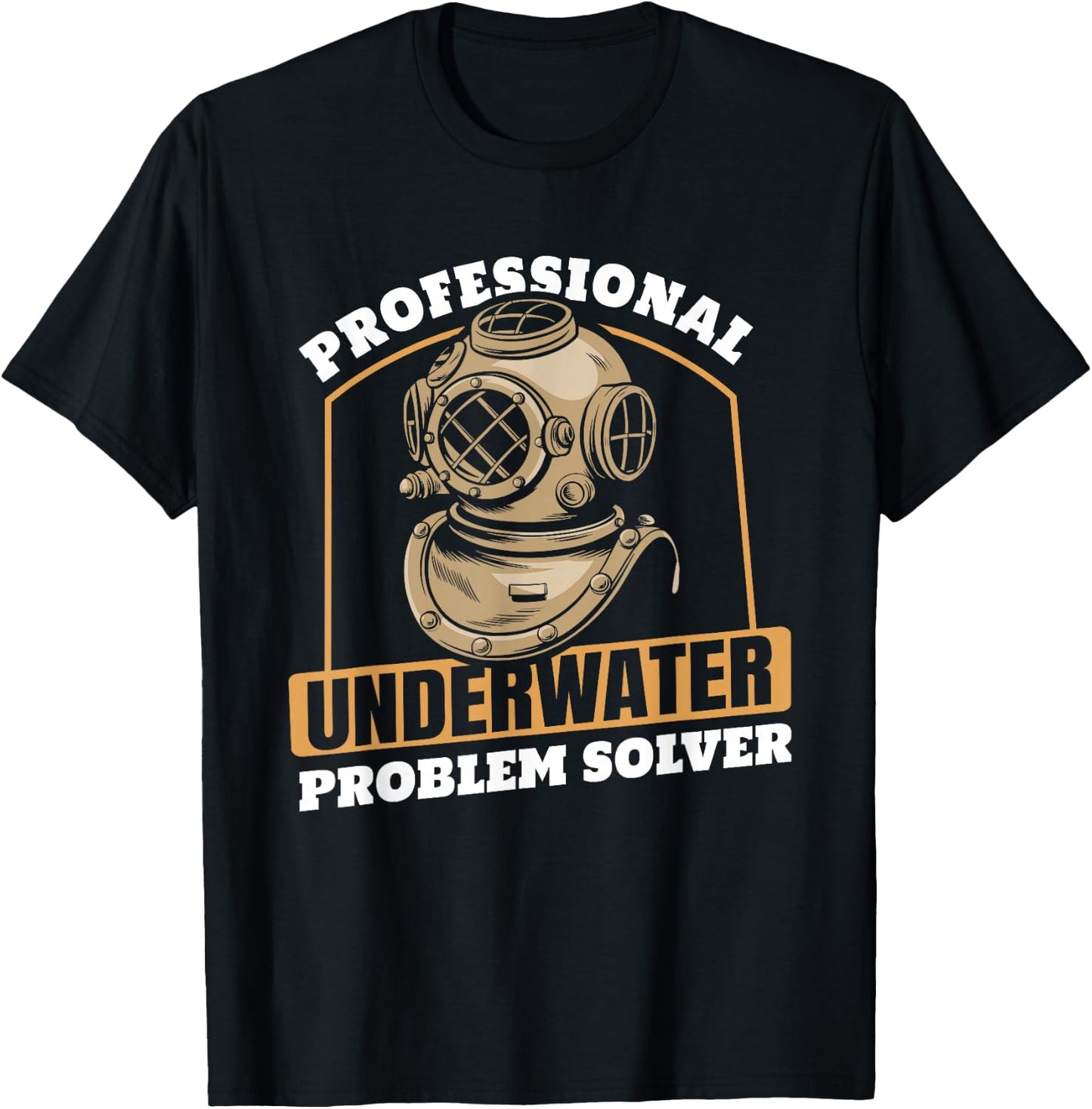 Marine Construction Underwater Welding - Commercial Diver T-Shirt - T-Shirt | Black