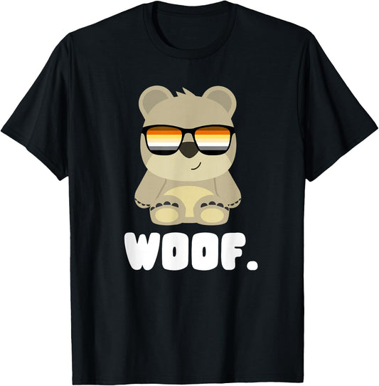 Woof - CSD Bears Gay T-Shirt - T-Shirt | Black