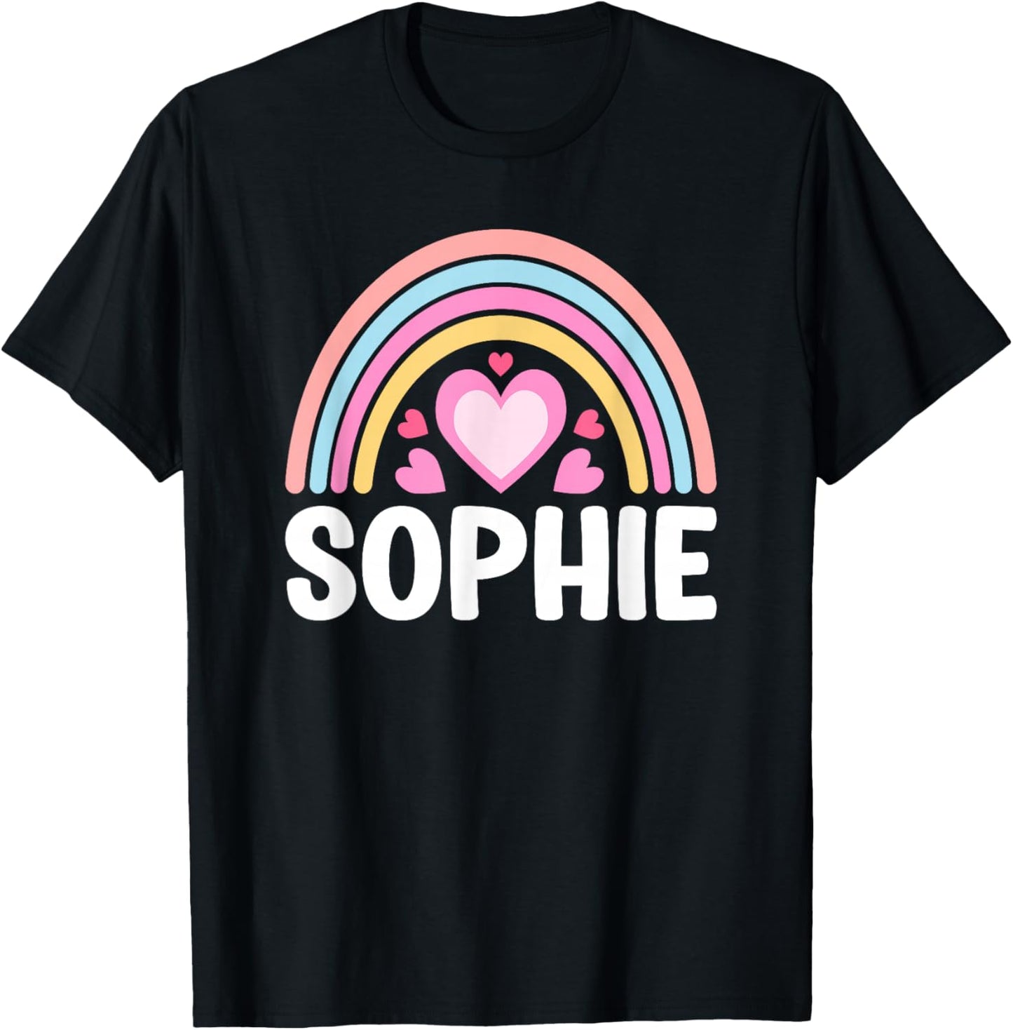 I Love Sophie Cute Sophie Lover T-Shirt - T-Shirt | Black