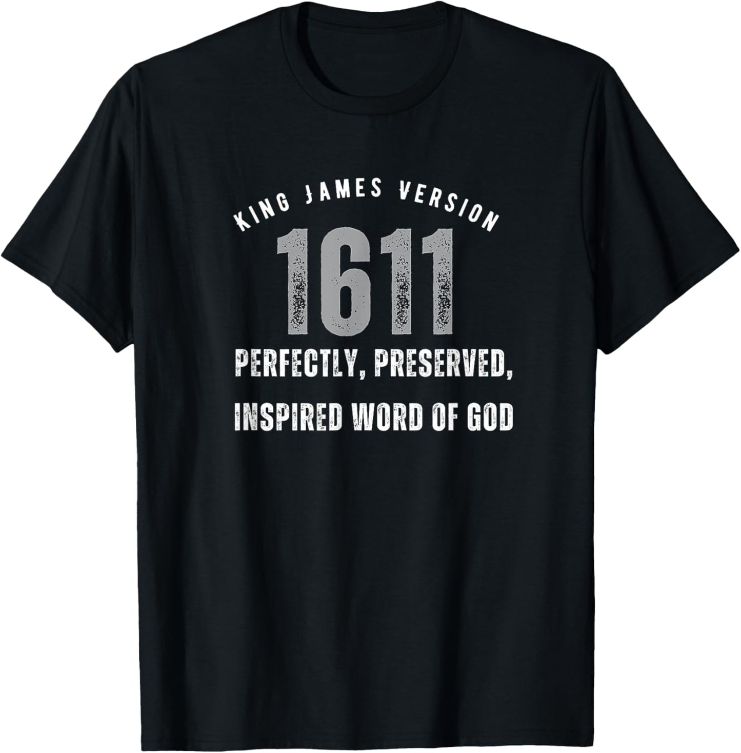 King James Version KJV 1611 T-Shirt - T-Shirt | Black