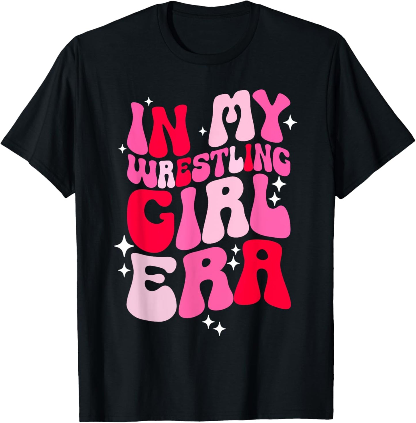 In My Wrestling Girl Era Wrestler Wrestle Groovy Women T-Shirt - T-Shirt | Black