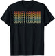 Retro 70s Deputy Coroner Job Title T-Shirt - T-Shirt | Black
