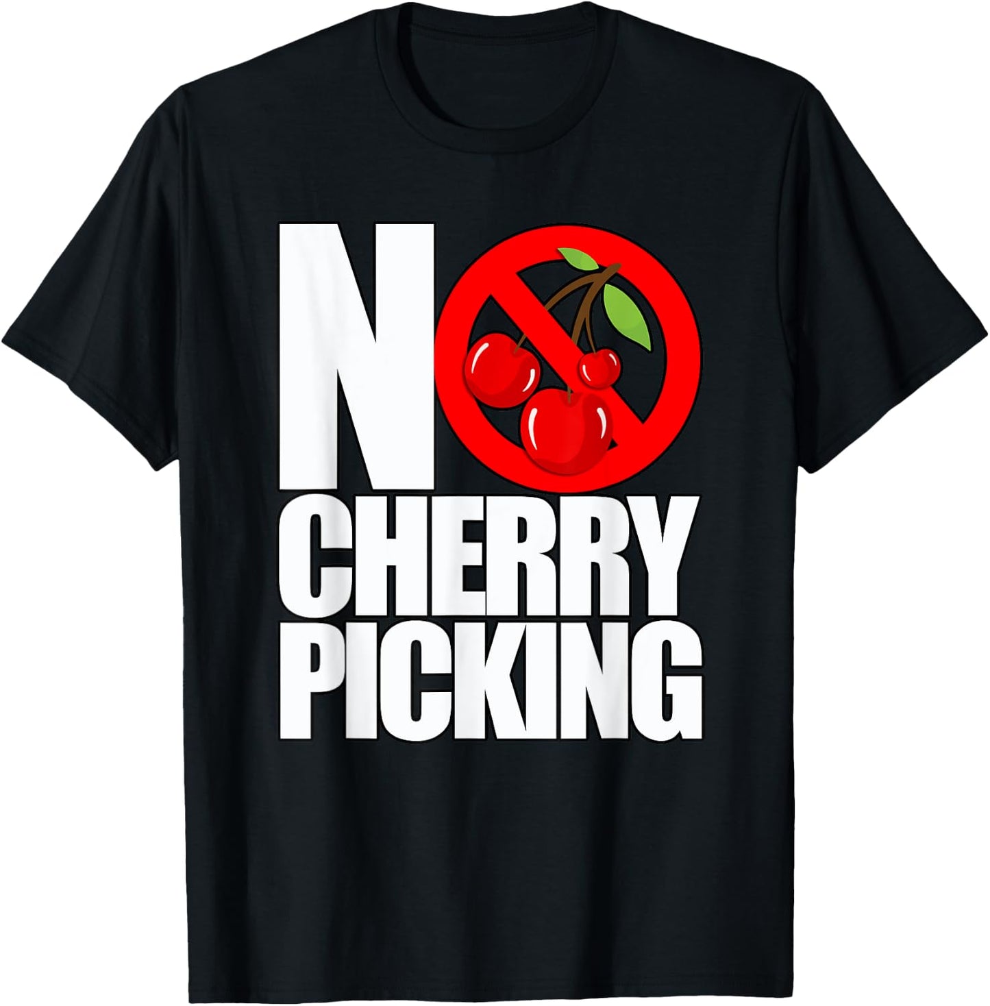 No Cherry Picking For Pick Associates AA Picker T-Shirt - T-Shirt | Black