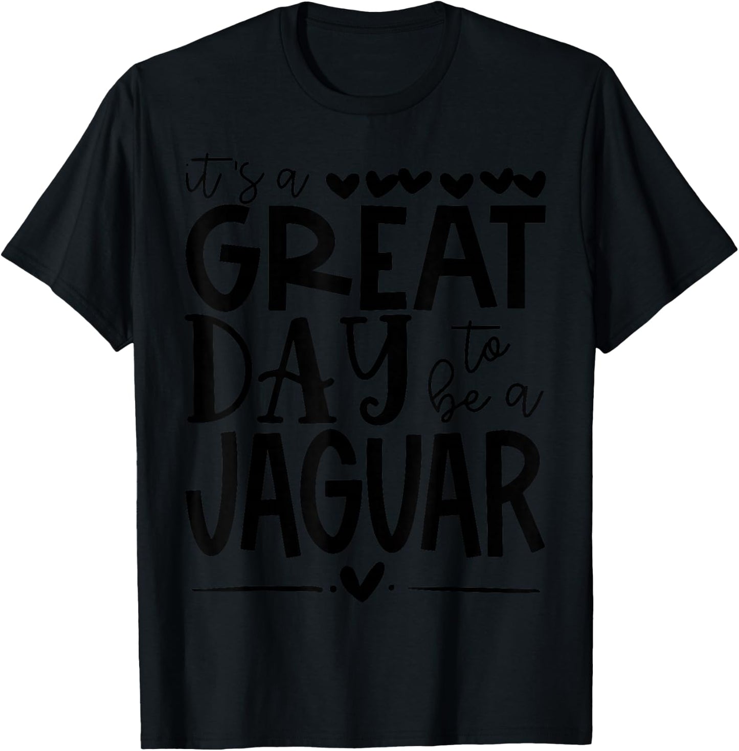 Jaguars Teacher School Sports Fan Team Spirit Great Day T-Shirt - T-Shirt | Black