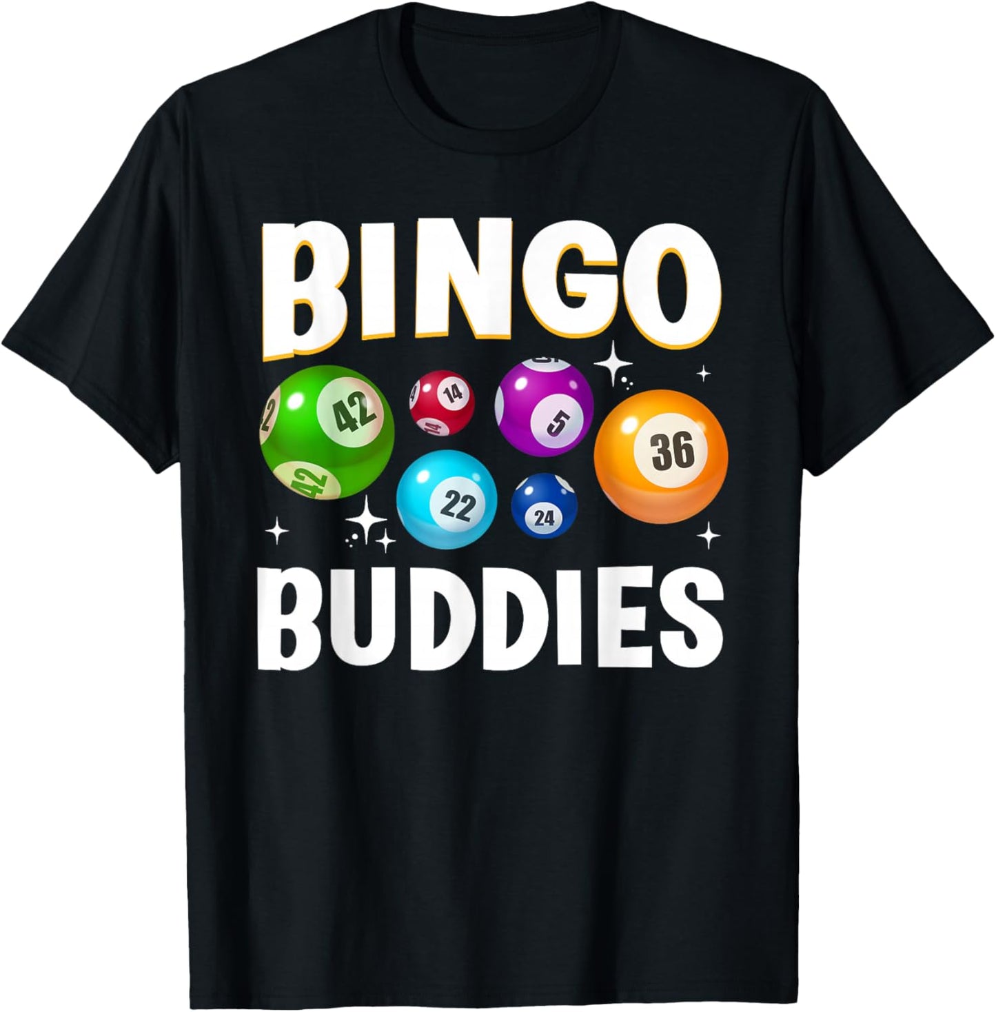 Bingo Buddies Design Women Bingo Lover Bingo Player T-Shirt - T-Shirt | Black