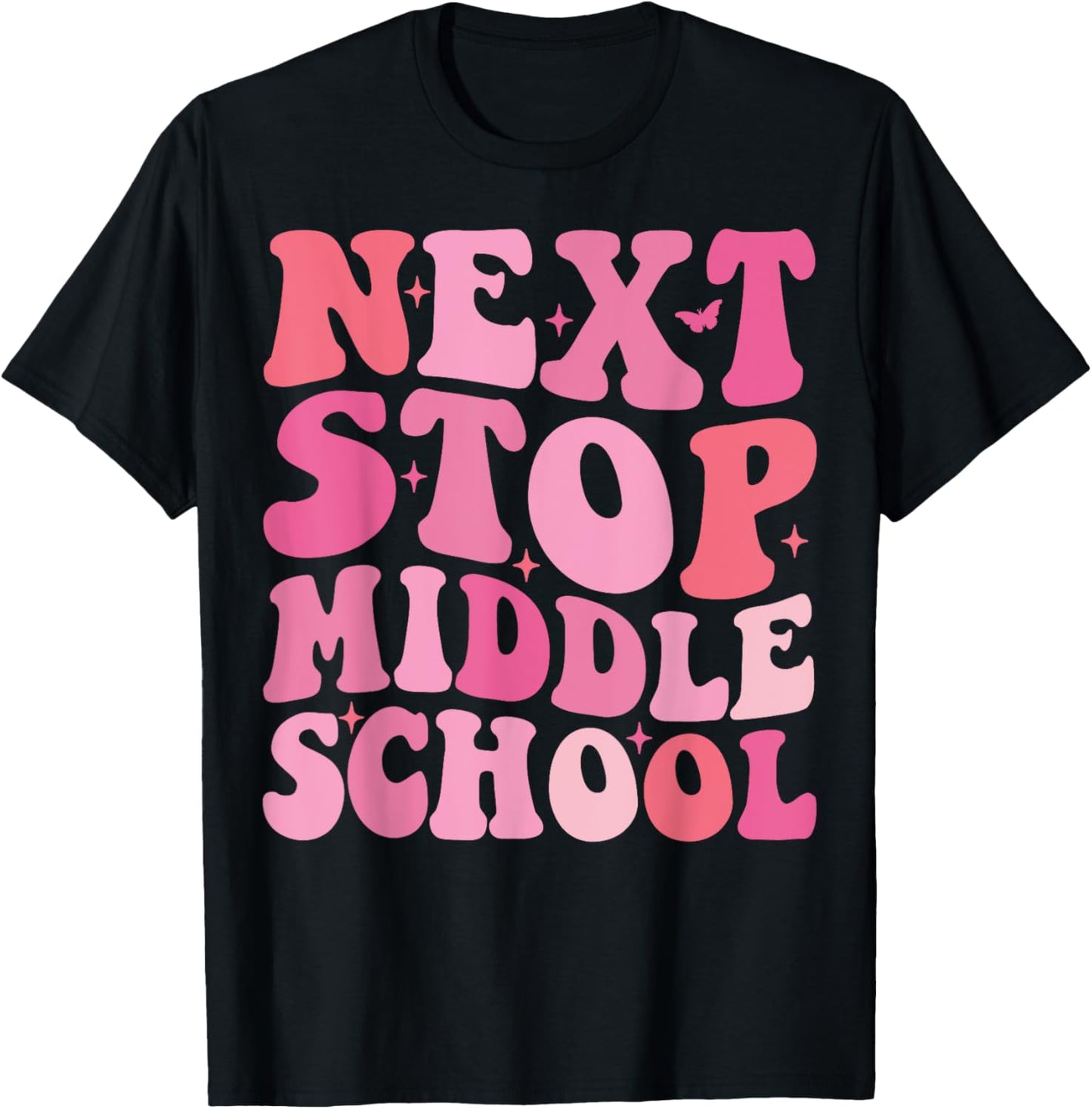 Next Stop Middle School Elementary School Graduation Kids T-Shirt - T-Shirt | Black