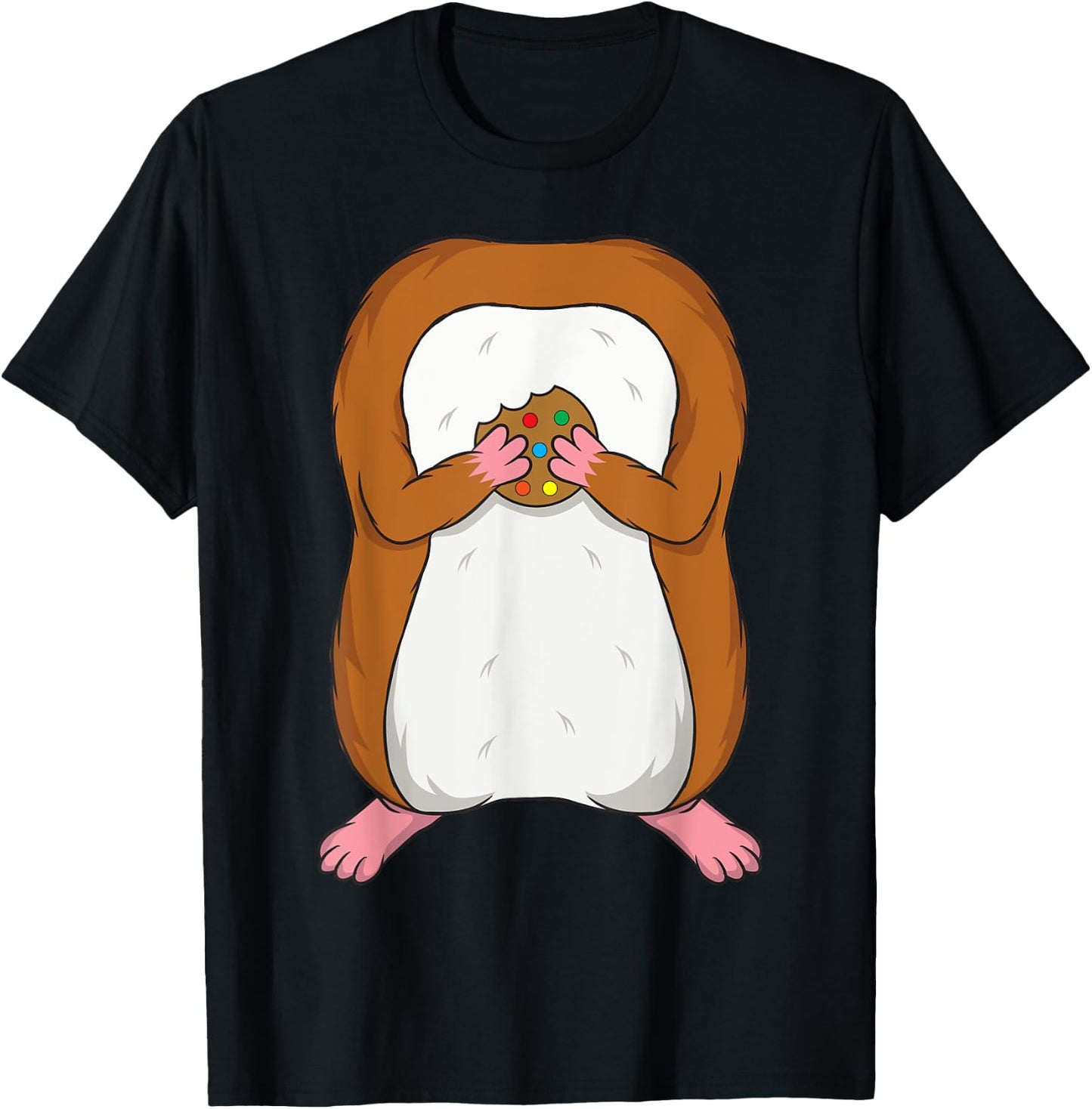 Funny Hamster Body Headless Halloween Easy Costume Outfit T-Shirt - T-Shirt | Black