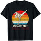 Smell Feet Girl Ponytail Kick Karate Taekwondo Kung Fu Gift T-Shirt - T-Shirt | Black