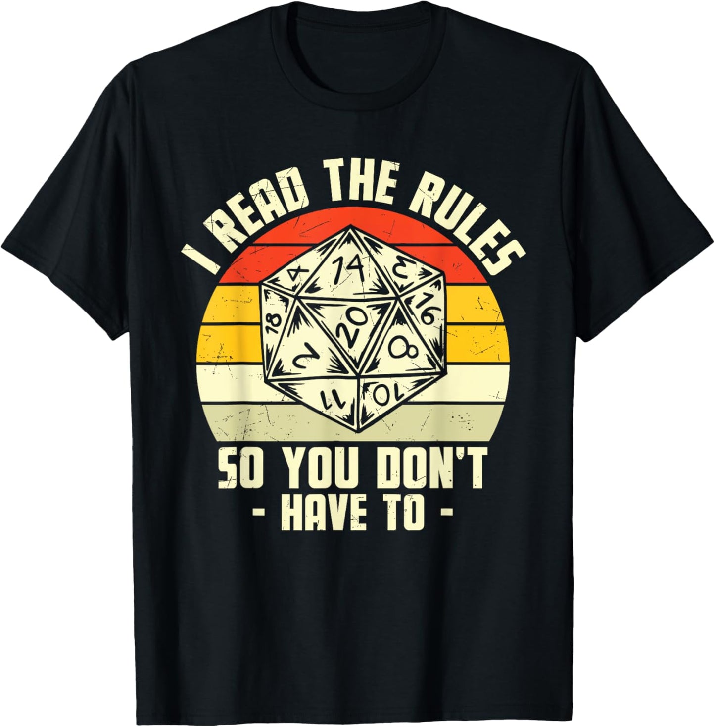 I Read The Rules So You Dont Have To T-Shirt - T-Shirt | Black