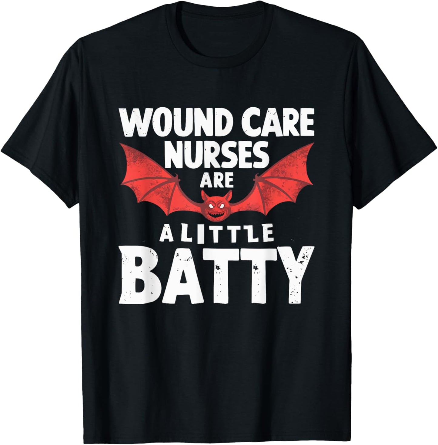 Halloween Wound Care Nurse Spooky Nursing Trick Or Treat T-Shirt - T-Shirt | Black