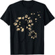Funny Pug Gift Women Cool Flower Dog Dandelion Lover T-Shirt - T-Shirt | Black
