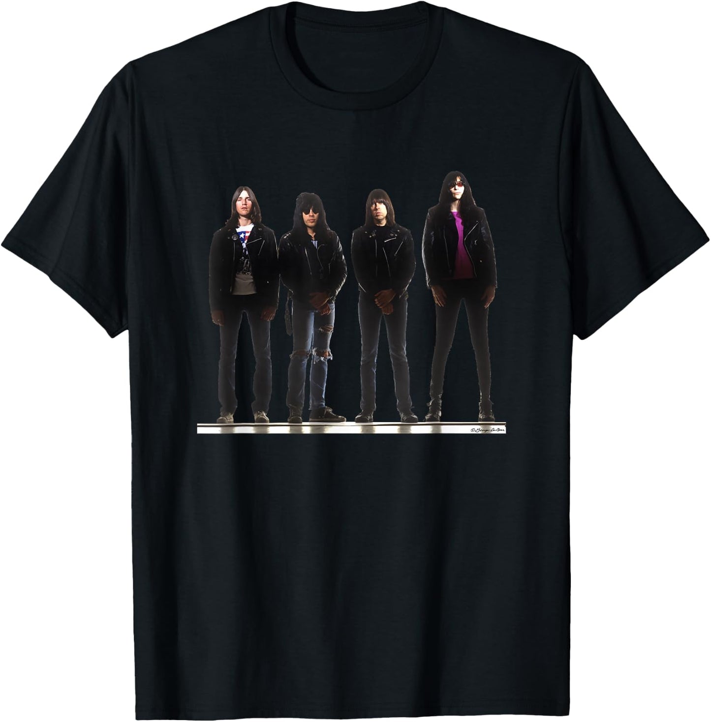 The Ramones Mondo Bizarro Photo by George DuBose T-Shirt - T-Shirt | Black