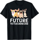 Future Veterinarian Vet Tech Student Graduation Dogtor Dog T-Shirt - T-Shirt | Black